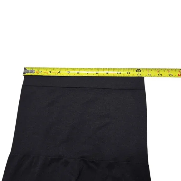 Spanx Leggings Womens Large Black Shapewear Activewear Tummy Control High Waist